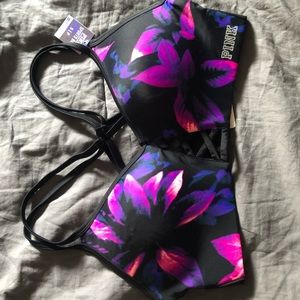PINK sports bra with cups
